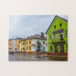 Puzzle Bielorrusia Slonim Architecture Landscape City Str
