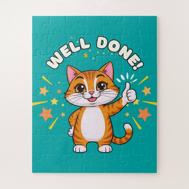 Puzzle ¡Bien Hecho! Gato (Vertical)