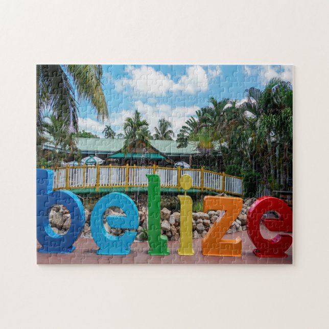 Puzzle Bienvenido a Belice (Horizontal)