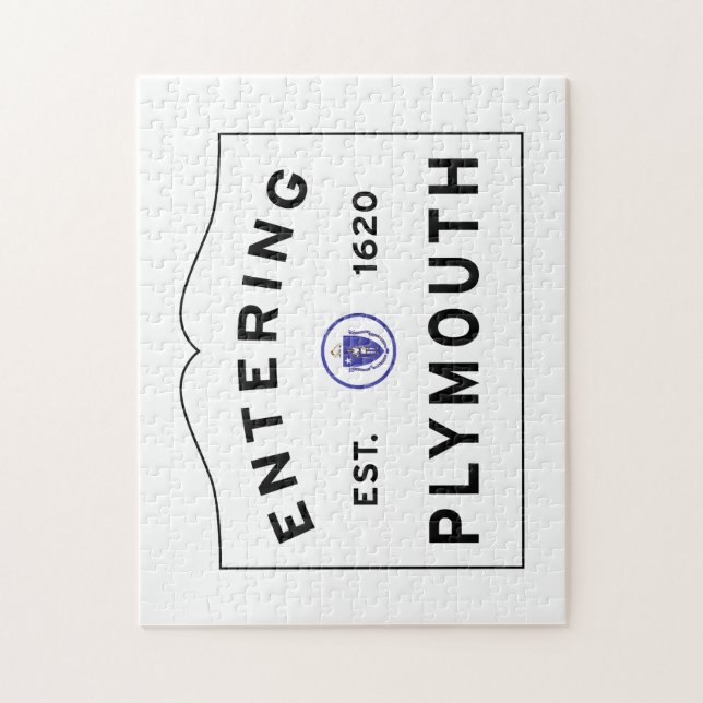 Puzzle Bienvenido a Plymouth (Vertical)