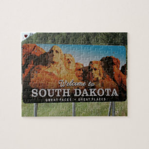 Puzzle Bienvenido Dakota del Sur