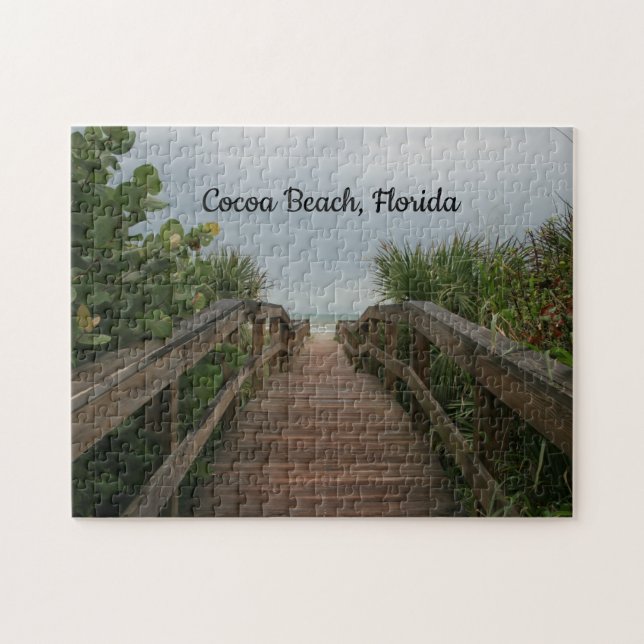 Puzzle ¡Bienvenidos a Cocoa Beach, Florida! (Horizontal)