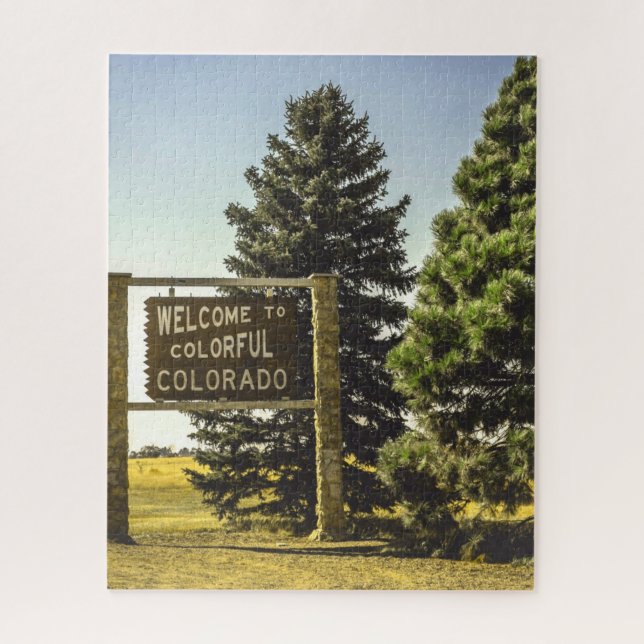Puzzle Bienvenidos a Colorful Colorado (Vertical)