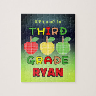 Puzzle Bienvenidos al 3er Grado Personalizado