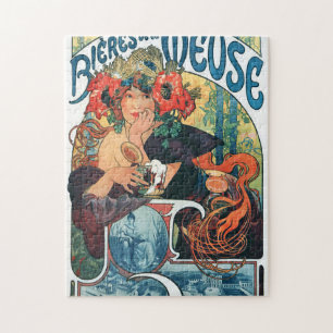 Puzzle Bieres de la Meuse, Mucha