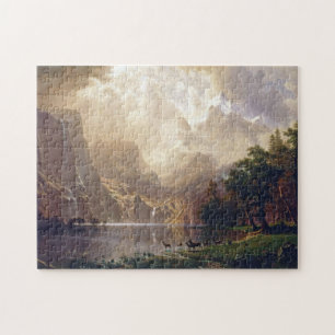 Puzzle Bierstadt entre la pintura de Sierra Nevada