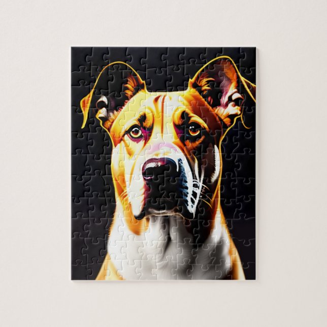 Puzzle Big Beautiful Dog (Vertical)