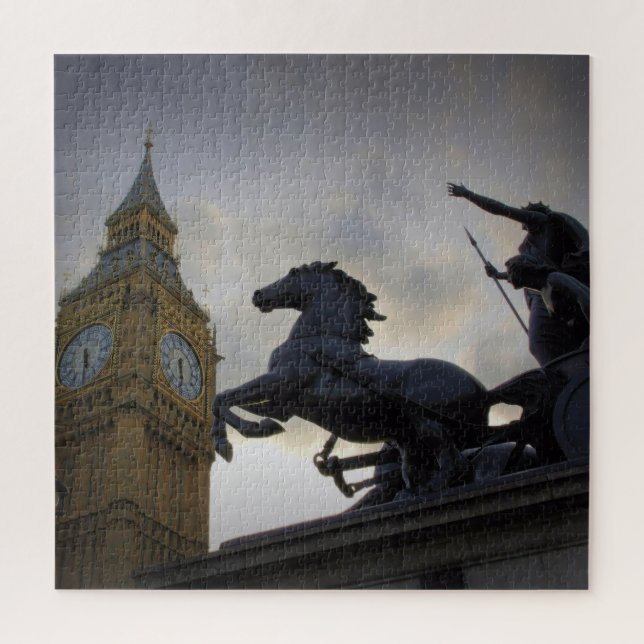 Puzzle Big Ben - Estatua de Boadicea en Londres - 20x20 - (Vertical)