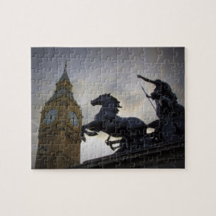 Puzzle Big Ben - Estatua de Boadicea - Londres 8 x 10 - 1