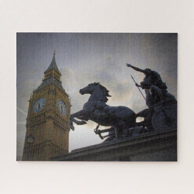 Puzzle Big Ben - estatua Londres de Boadicea - 16x20 - PC (Horizontal)