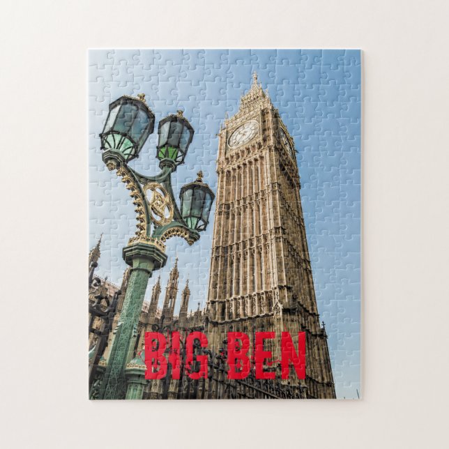 Puzzle Big Ben in Westminster London gift (Vertical)