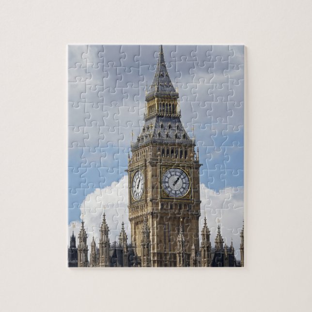 Puzzle Big Ben y Casas del Parlamento, Londres, (Vertical)