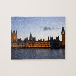 Puzzle Big Ben y las Casas del Parlamento en la ciudad