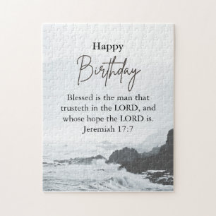 Puzzle Big Birday Dad Serene Ocean Scriptural Textos