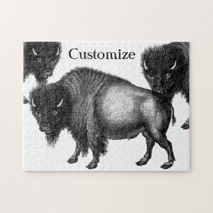 Puzzle Big Bison Buffalo Thunder_Cove