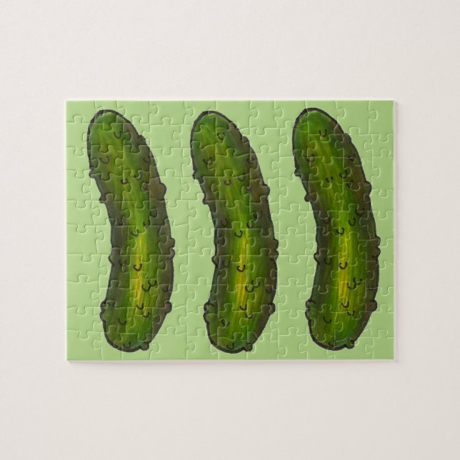 Puzzle Big Dill Crunchy Green Kosher Dill Deli Pickle (Horizontal)