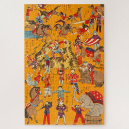 Puzzle Big Japanese Circus woodblock print