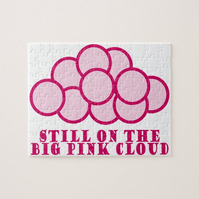 Puzzle Big Pink Cloud (Horizontal)