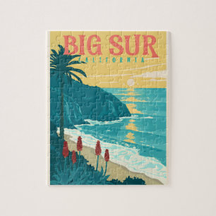 Puzzle Big Sur - Belleza de la costa del Pacífico en Cali