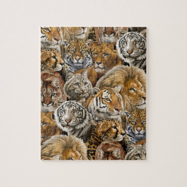 Puzzle Bigcats Africanos (Vertical)