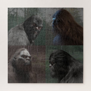PUZZLE BIGFOOT SASQUATCH COLLAGE