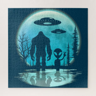 Puzzle Bigfoot UFO Alien