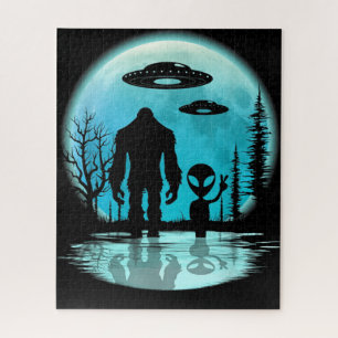Puzzle Bigfoot UFO Alien