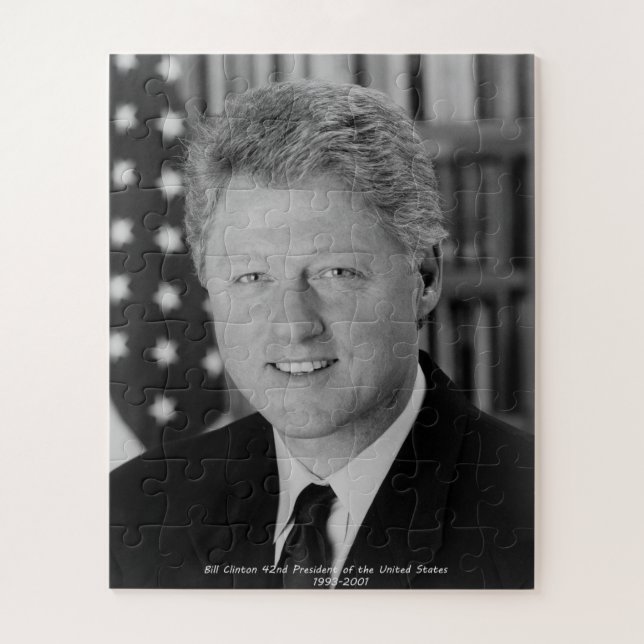 Puzzle Bill Clinton 42º Presidente de los Estados Unidos (Vertical)