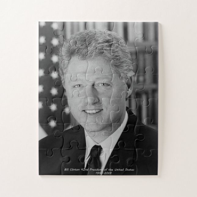 Puzzle Bill Clinton 42° Presidente de los Estados Unidos (Vertical)