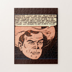 Puzzle Billy the Kid viaja solo