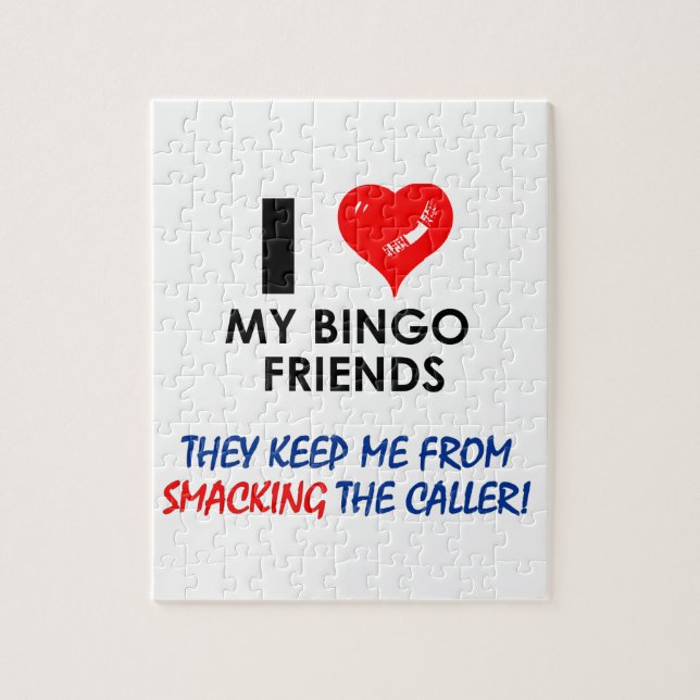 Puzzle ¡BINGO! ¡Diseños de bingo para el fabuloso jugador (Vertical)