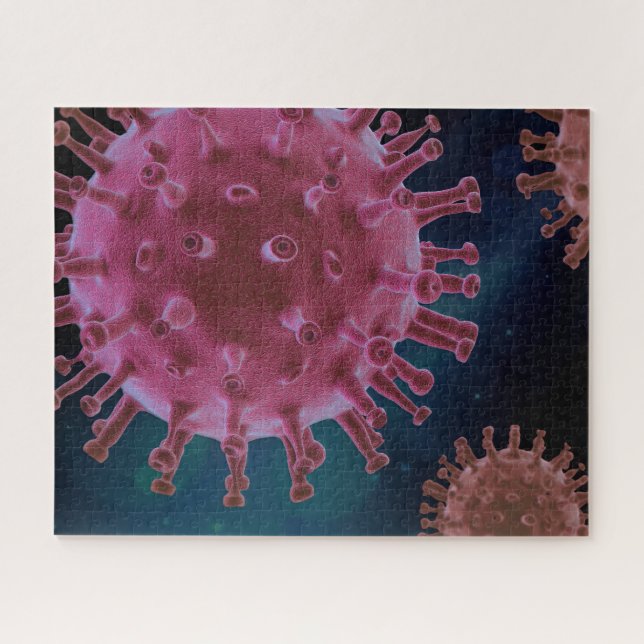 Puzzle Biología del virus Covid (Horizontal)