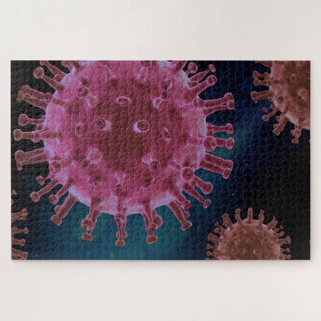 Puzzle Biología del virus Covid (Horizontal)