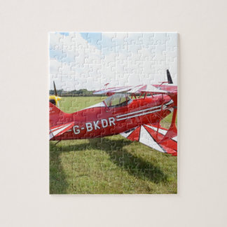 Puzzle Biplano rojo