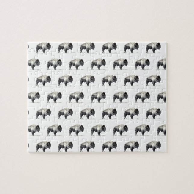 Puzzle Bisonte Americano (Horizontal)