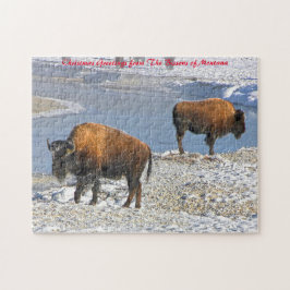 Puzzle Bisson Montana.Felicitaciones de Navidad
