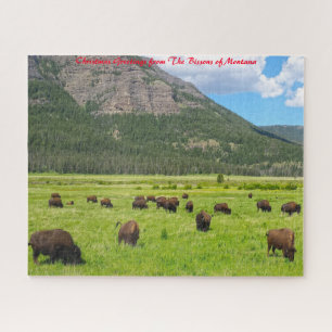 Puzzle Bisson Montana. Saludos navideños
