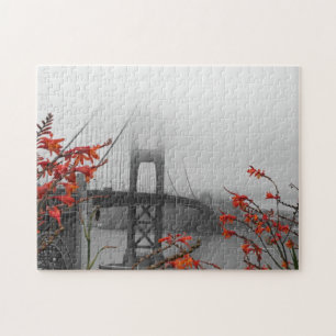 Puzzle Black and White Golden Gate Bridge