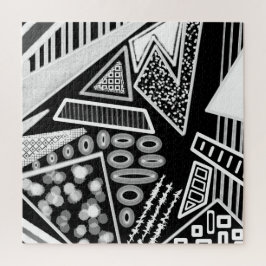 Puzzle Black And White Runway Fashion 2022 Inspired