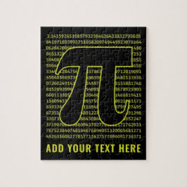 Puzzle Black And Yellow Happy Pi Day 3.14
