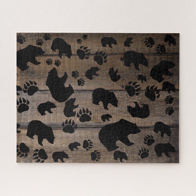 Puzzle Black Bear Black Bear Papers (Horizontal)