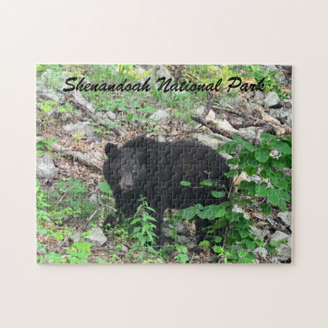 Puzzle Black Bear Shenandoah National Park Virginia (Horizontal)