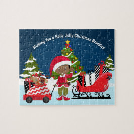 Puzzle Black Boy Elf