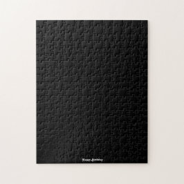 Puzzle Black Happy Birthday Frustrating