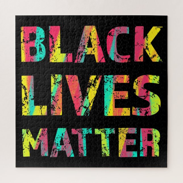 Puzzle Black Lives Matter Painting 01 Rise Up Editable (Vertical)