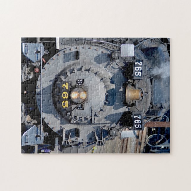 Puzzle Black Nikel Plate Road 765 Tren de locomotora de v (Horizontal)