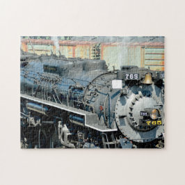 Puzzle Black Nikel Plate Road 765 Tren de locomotora de v