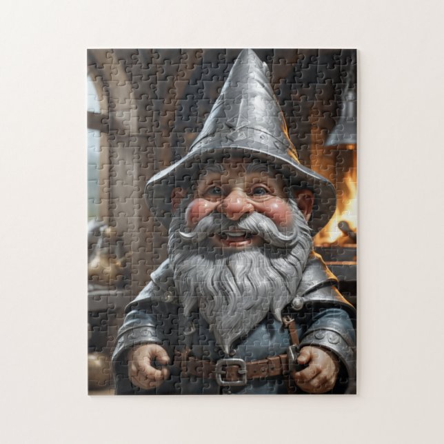 Puzzle Blacksmith Gnome (Vertical)