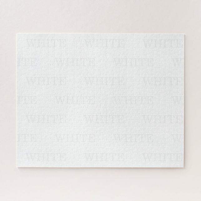 Puzzle blanco (Horizontal)