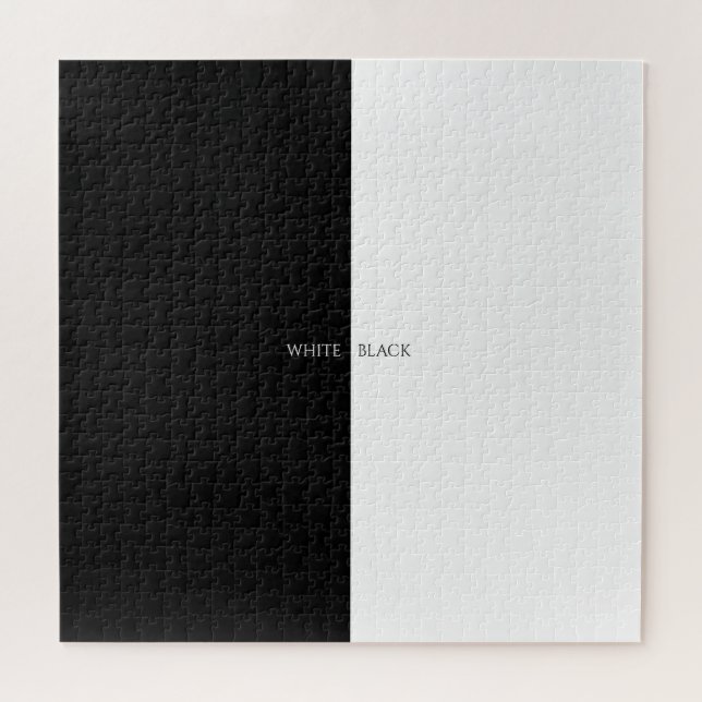 Puzzle blanco o negro (Horizontal)